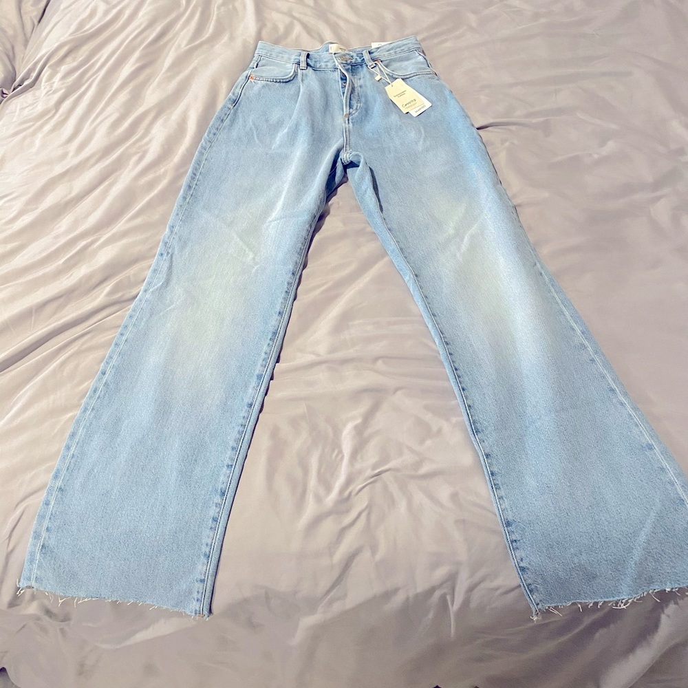 Straight high waist jeans